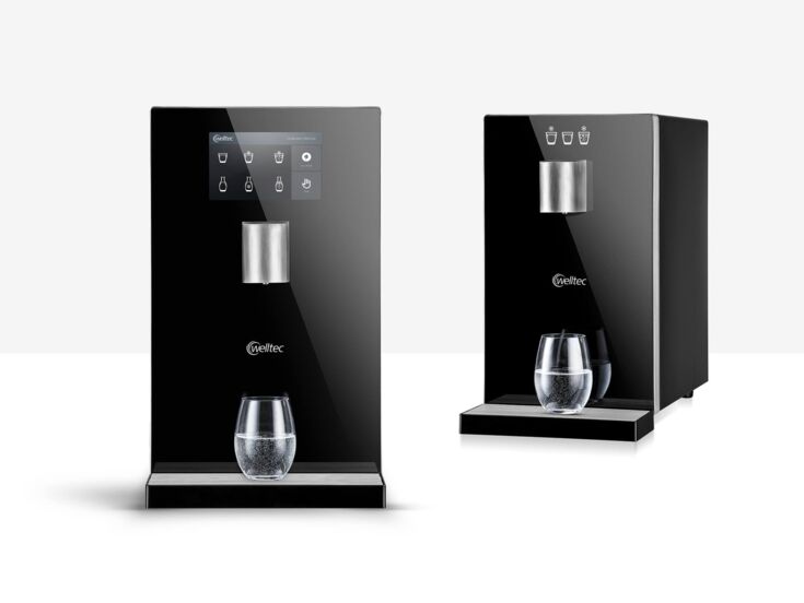 Wasserspender der Tochterfirma welltec von Kaffee Partner