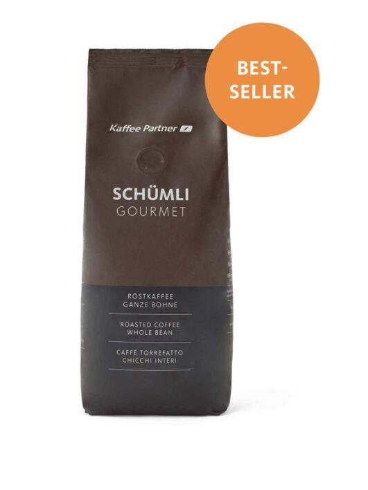 Kaffeebeutel vom Schümli Gourmet auf weißem Hintegrund